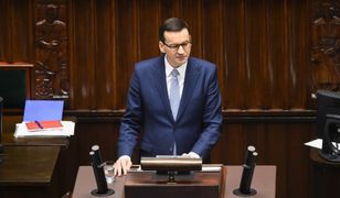 Po debacie w Sejmie. Premier Mateusz Morawiecki znowu wszedł na mównicę