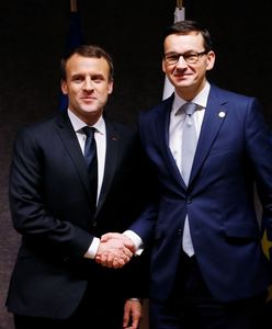 Spotkanie Macron-Morawiecki. Francuz pytał o praworządność