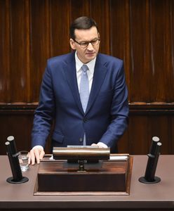 Po debacie w Sejmie. Premier Mateusz Morawiecki znowu wszedł na mównicę