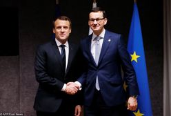 Spotkanie Macron-Morawiecki. Francuz pytał o praworządność