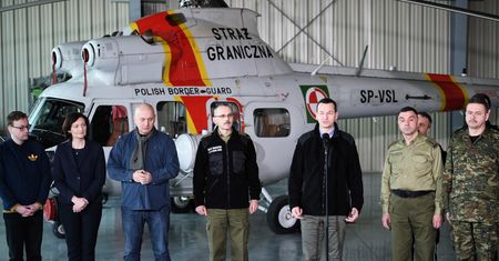 "Jesteście elitarną jednostką, która broni całej Unii Europejskiej". Premier u pograniczników