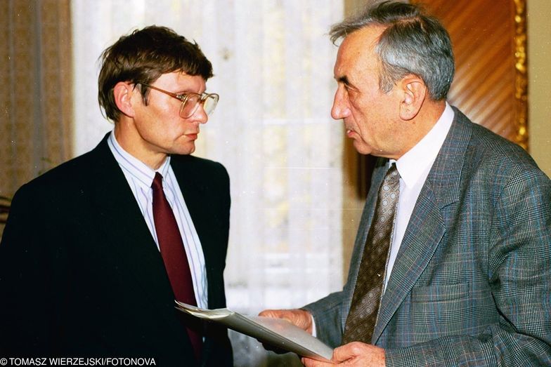 Leszek Balcerowicz i Tadeusz Mazowiecki. To ich reformy zmieniły Polskę w 1989 roku