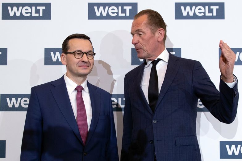 Mateusz Morawiecki na szczycie gospodarczym w Berlinie.