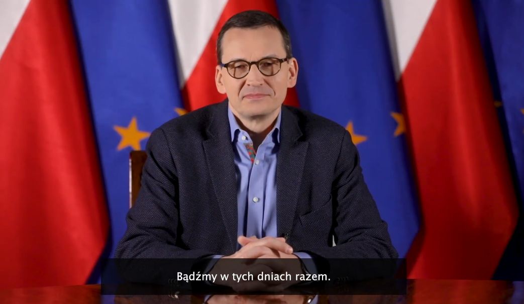 Koronawirus w Polsce. Premier Mateusz Morawiecki z apelem na FB: "Bądźmy w tych dniach razem"