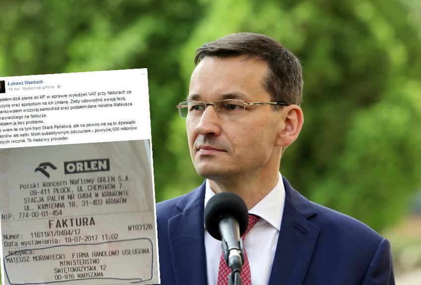 Krakowski radny na tropie afery. Na Orlenie wystawili mu fakturę na... ministra Morawieckiego