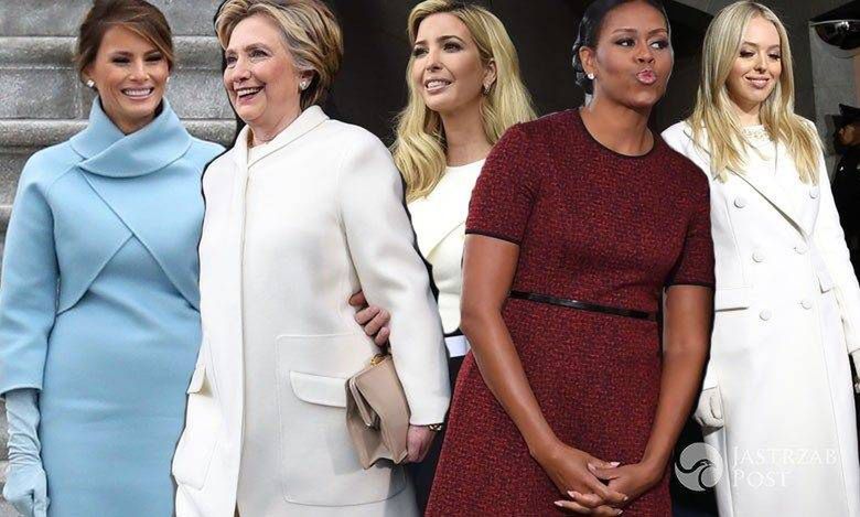 Rewia mody na schodach Kapitolu: Melania Trump, Michelle Obama, Hillary Clinton, Ivanka i Tiffany Trump... Kto wypadł najlepiej?