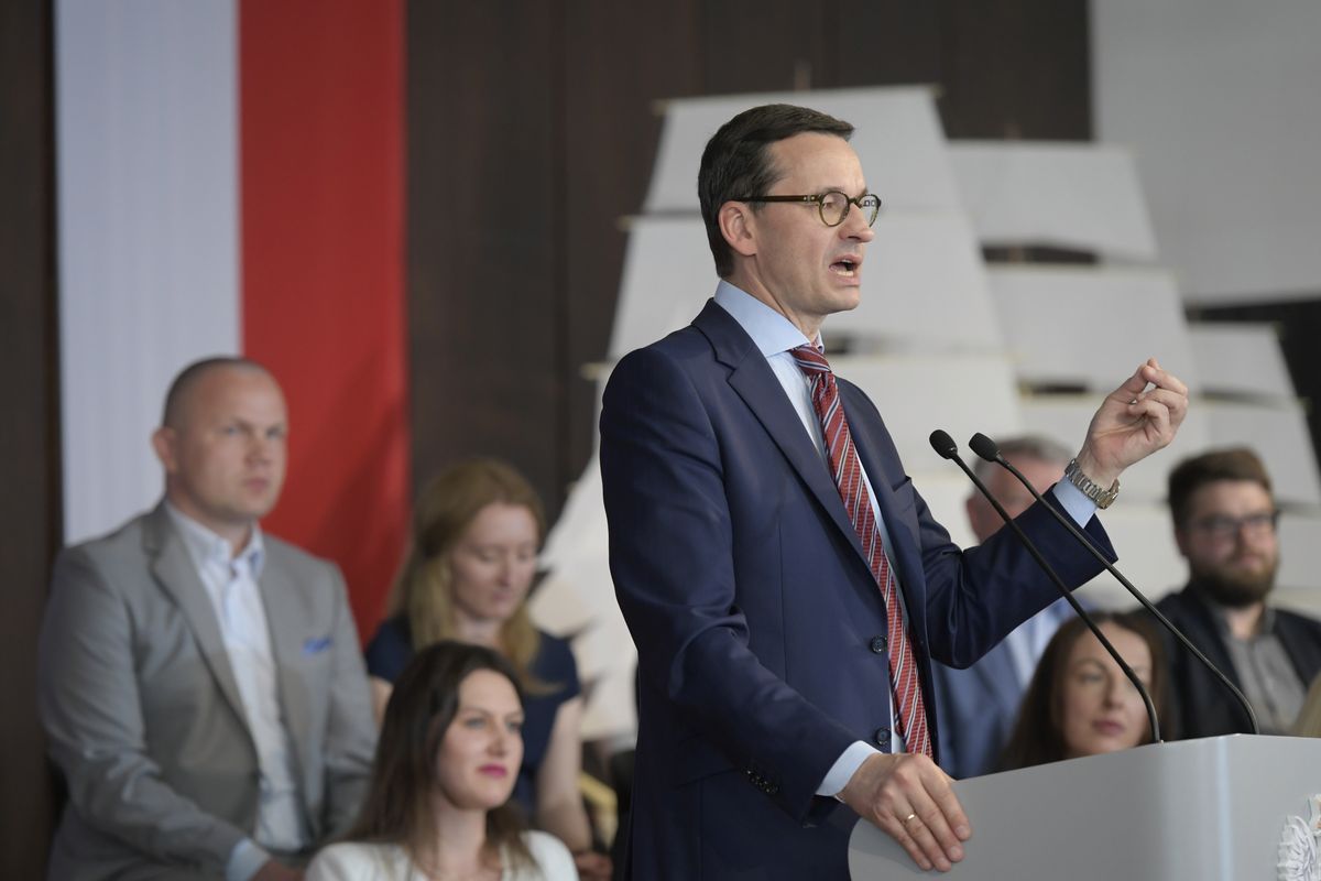 Premier Morawiecki w Gdańsku. Mówił o "wściekłych atakach"