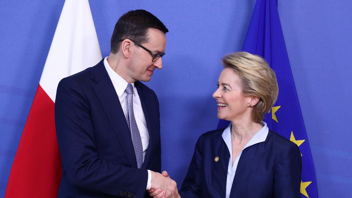 Premier Mateusz Morawiecki na szczycie w Brukseli.