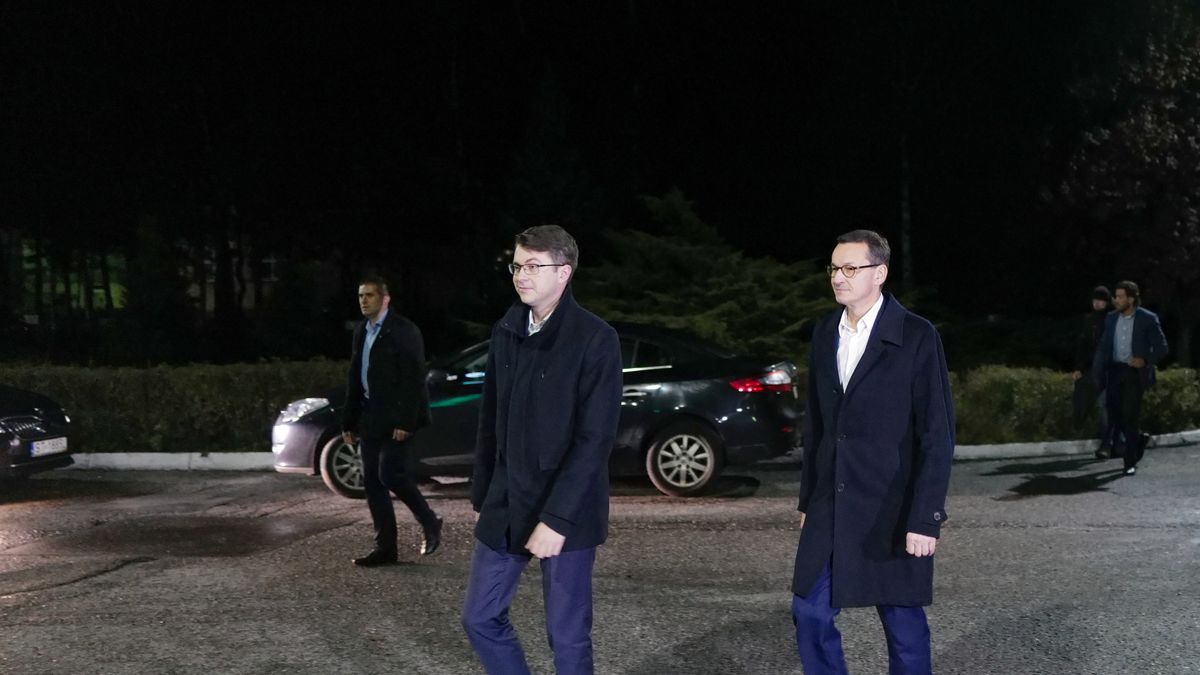 W piątkowy poranek premier Mateusz Morawiecki odwiedził m.in. górników