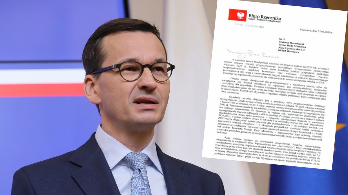 Adam Abramowicz pisze do premiera. Chce szybkiej likwidacji ryczałtowego ZUS. 