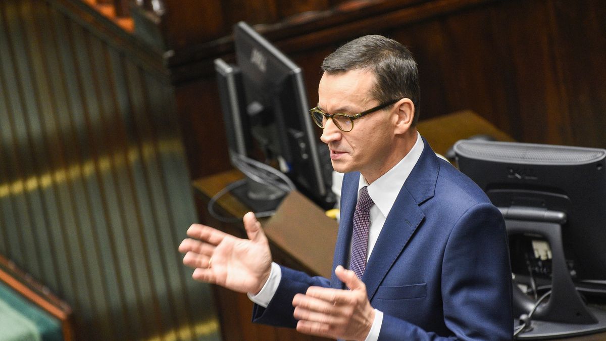 Na zdjęciu Mateusz Morawiecki