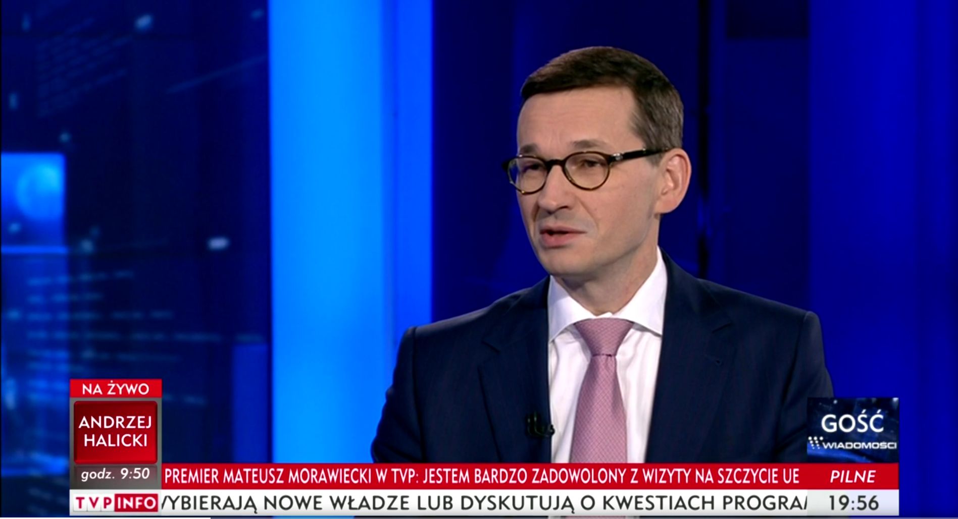 Premier Mateusz Morawiecki udzielił wywiadu TVPInfo