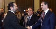 Mateusz Morawiecki w Libanie. W co premier się ubrał?