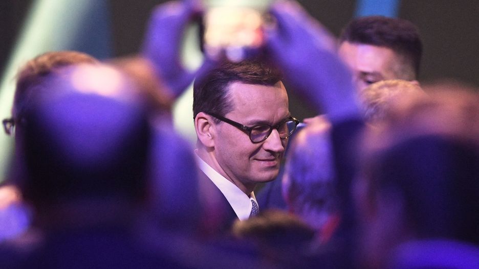 Mateusz Morawiecki podczas konwencji PiS