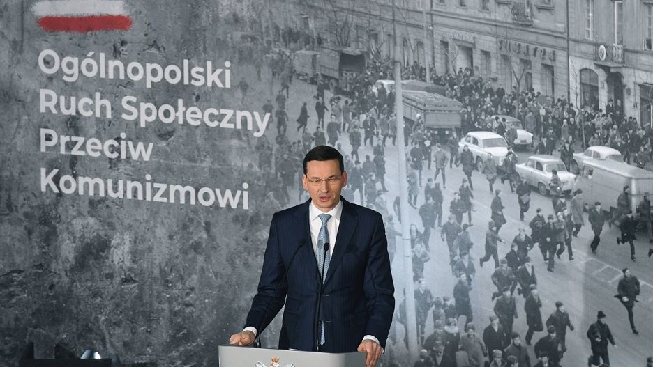 Mateusz Morawiecki był gościem debaty na Uniwersytecie Warszawskim pt. "Marzec '68. Ogólnopolski ruch społeczny przeciwko komunizmowi"