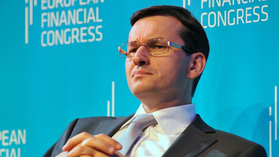 Na zdj. Mateusz Morawiecki jeszcze jako prezes BZ WBK, maj 2012 r. 