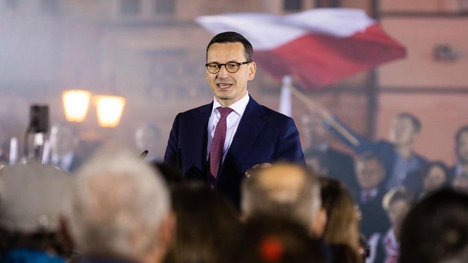Premier Mateusz Morawiecki mocno zaangażował się w kampanię