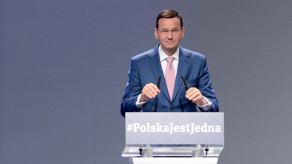 Mateusz Morawiecki na Kongresie PiS w Pszysusze.