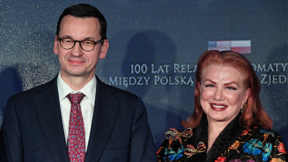 Mateusz Morawiecki z Geogette Mosbacher