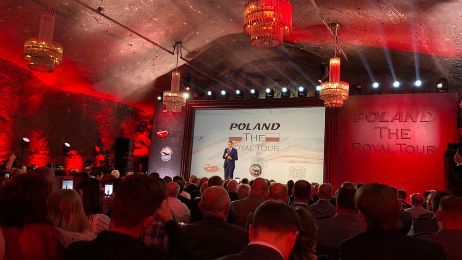 Premier Mateusz Morawiecki przed polską premierą "Poland: The Royal Tour"