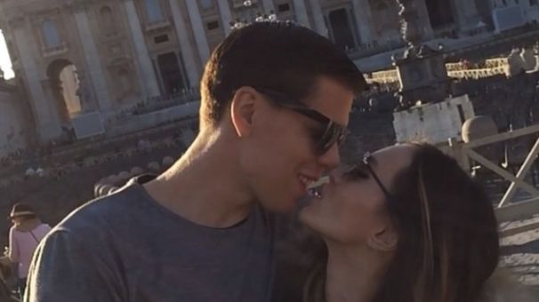 Marina Łuczenko i Wojciech Szczęsny