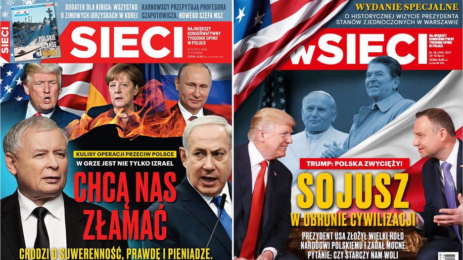 Tygodnik "Sieci" gwałtownie zmienił ocenę stosunku prezydenta Trumpa do Polski