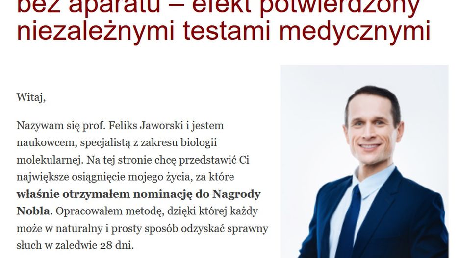 Profesor, podobnie jak cudowny lek na głuchotę, nie istnieje.