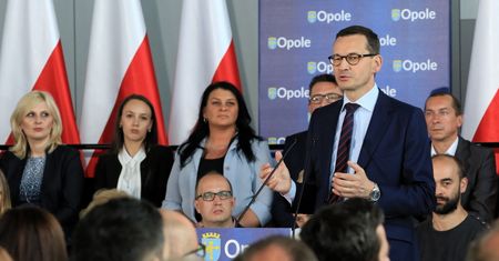 Morawiecki uderza w opozycję. Mocne słowa premiera w Opolu