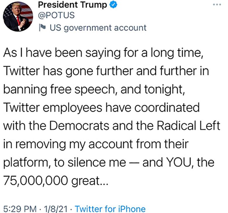 Donald Trump zablokowany na Twitterze