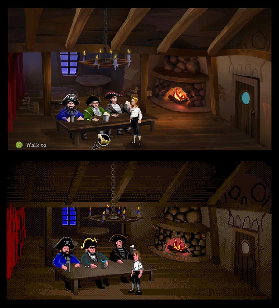 Galeria: The Secret of Monkey Island dzisiaj i kiedyś