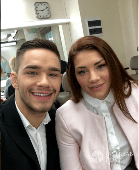 Adam Niedźwiedź z siostrą