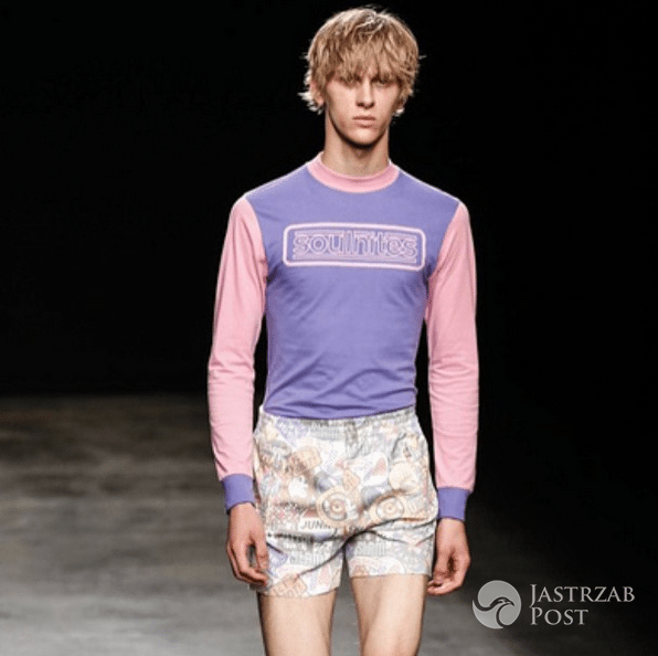 Model Dominik Sadoch na wybiegu