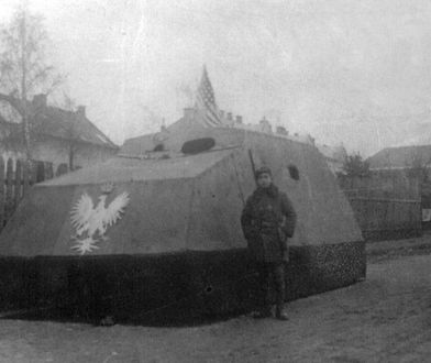 „Tank Piłsudskiego” – pierwszy polski wóz opancerzony
