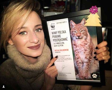 Ula Dębska w świątecznej akcji WWF Polska
