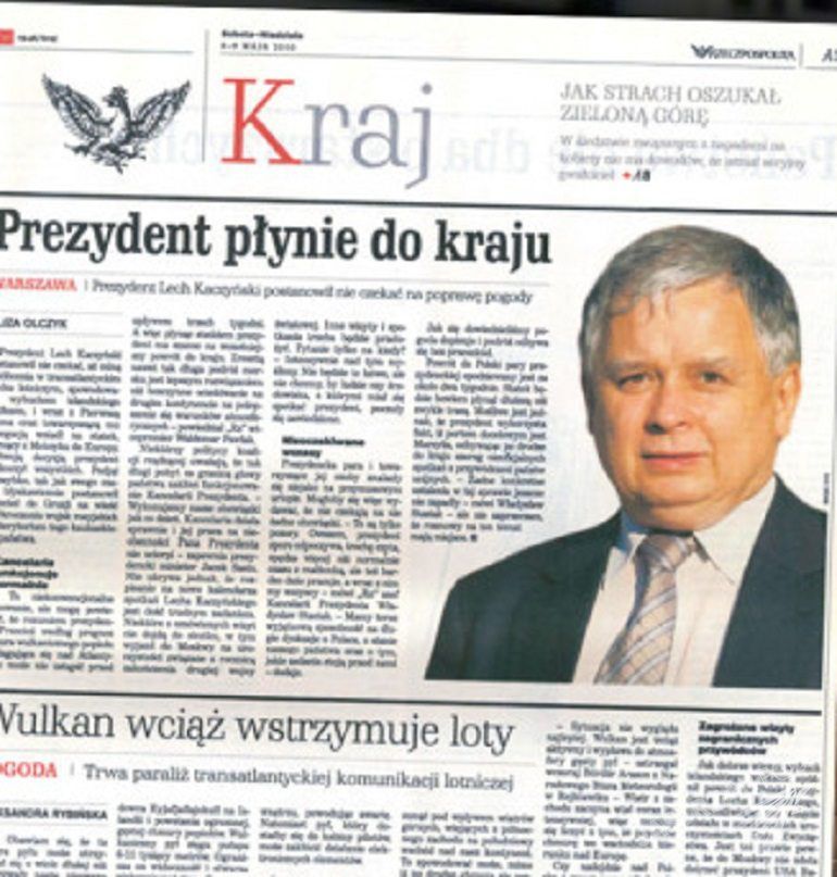 Fałszywe wydanie Rzeczpospolitej na prośbę Jarosława Kaczyńskiego