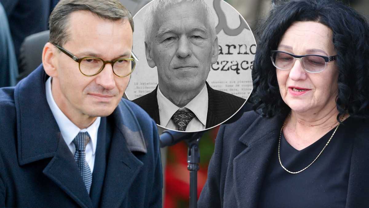 Pogrzeb Kornela Morawieckiego. Mateusz Morawiecki i jego siostra Anna pożegnali ojca: "Trudno bez ciebie"