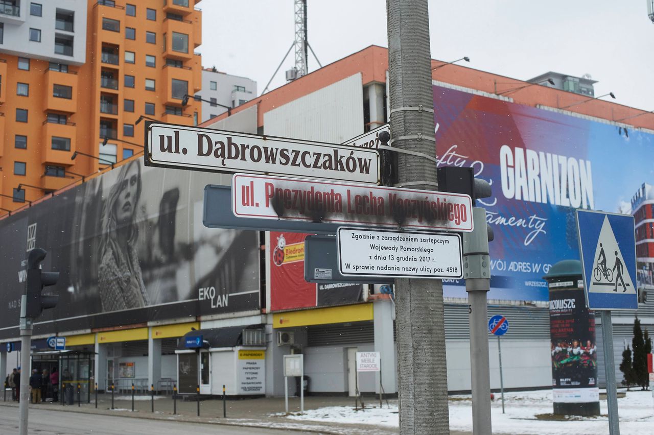 Dekomunizacja ulic w Gdańsku. Ostateczna decyzja ws. ul. Prezydenta Lecha Kaczyńskiego 