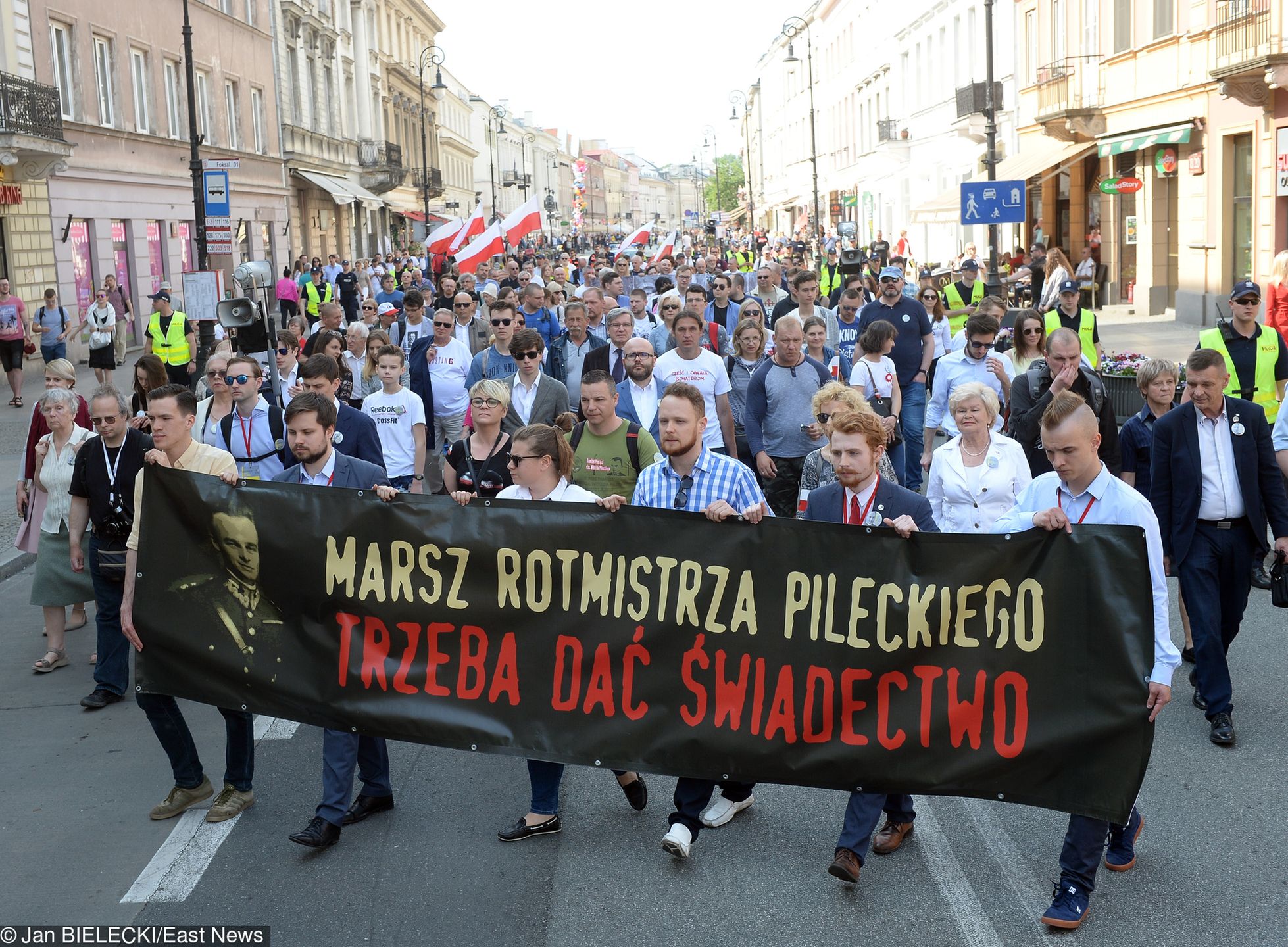 Marsz Pileckiego przeszedł ulicami Warszawy.