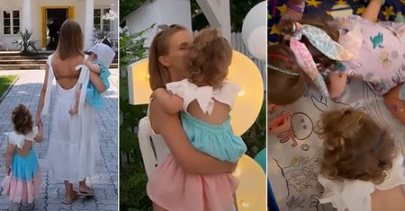 Agnieszka Kaczorowska świętuje 3. urodziny córki. Dekoracje i tort to prawdziwy sztos, ale oczu nie można oderwać od słodkiej Emilki