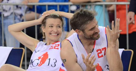 Joanna Koroniewska i Maciej Dowbor z córką. Ciekawe, kto robił zdjęcie