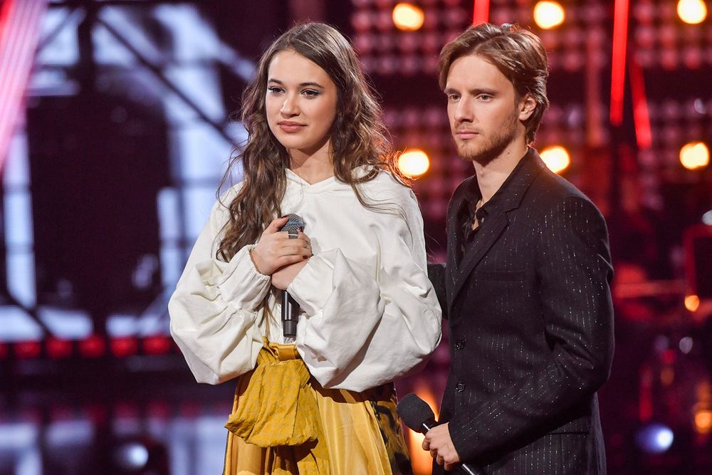 Alicja Szemplińska i Maciej Musiał w finale "The Voice of Poland".