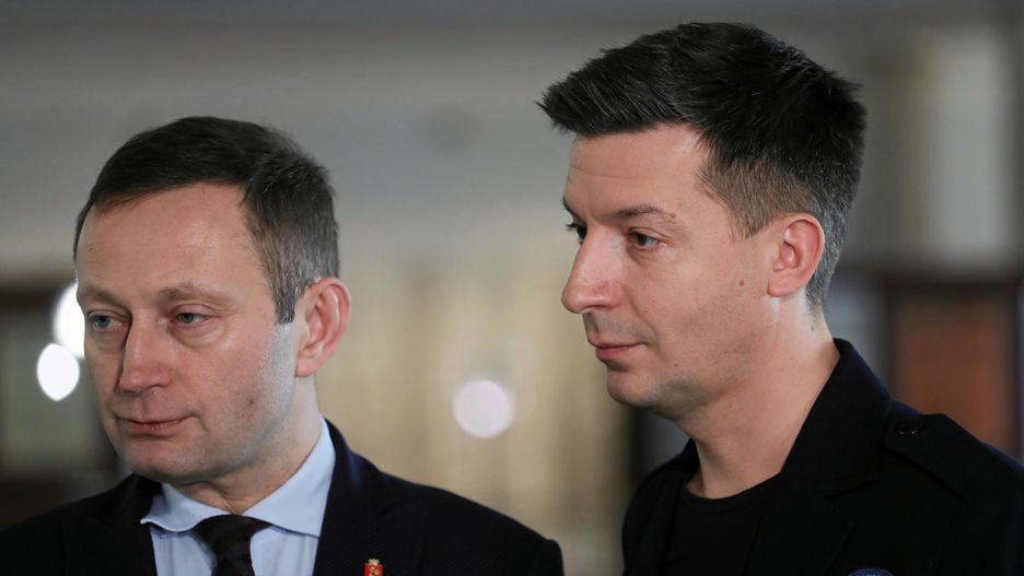 Pawel Rabiej i jego partner Michal Cessanis.