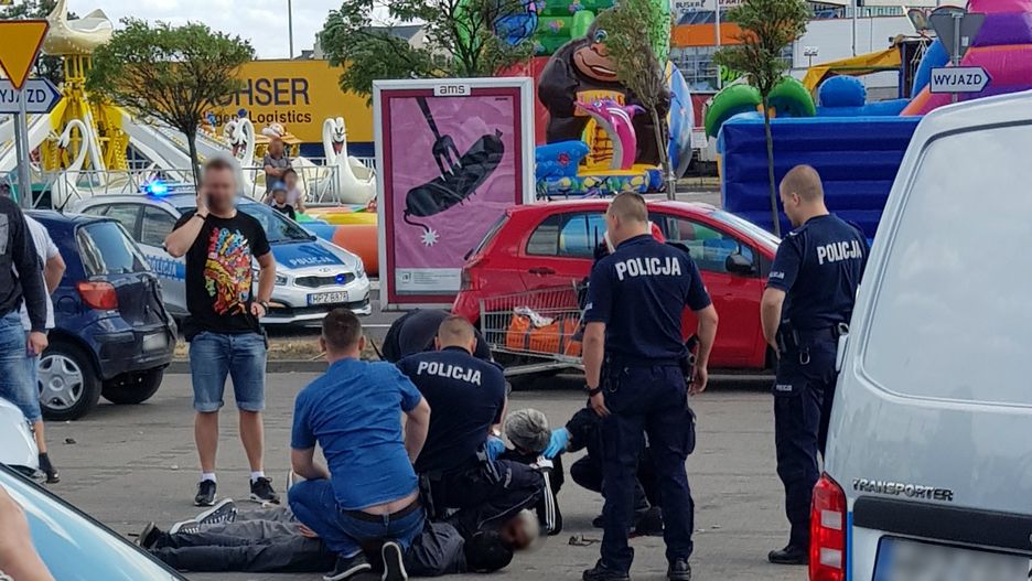 Policyjny pościg w Markach. Policja zatrzymała trzech Gruzinów