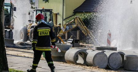 Głogów: Uszkodzono gazociąg. Ewakuacja mieszkańców