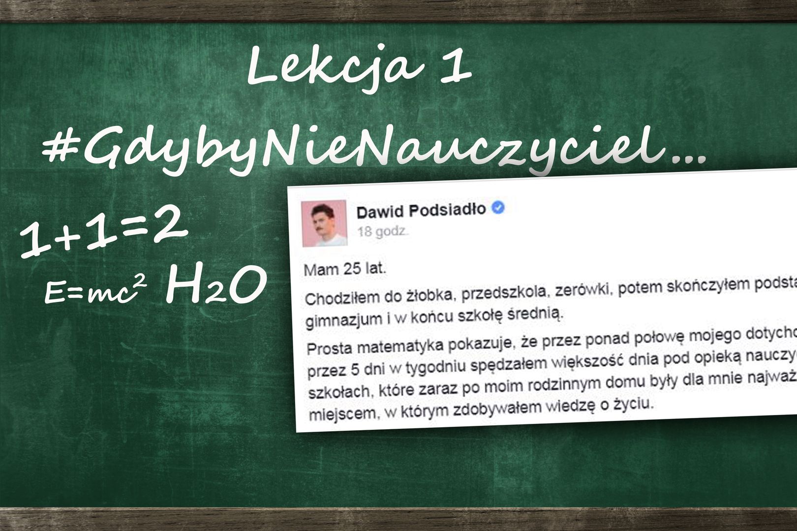 #GdybyNieNauczyciel - akcja Wirtualnej Polski