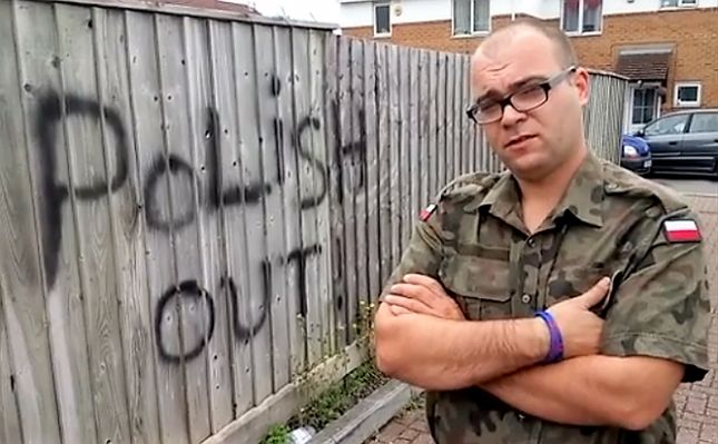 "Polish out" przed domem Polaka mieszkającego w Bristolu. Mężczyzna przyznaje: jestem zszokowany