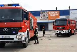 Pożar marketu w Kielcach. Zapalił się dach dawnego Praktikera