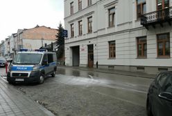Tragedia w Kielcach. Samopodpalenie przed komisariatem