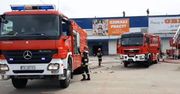 Pożar marketu w Kielcach. Zapalił się dach dawnego Praktikera