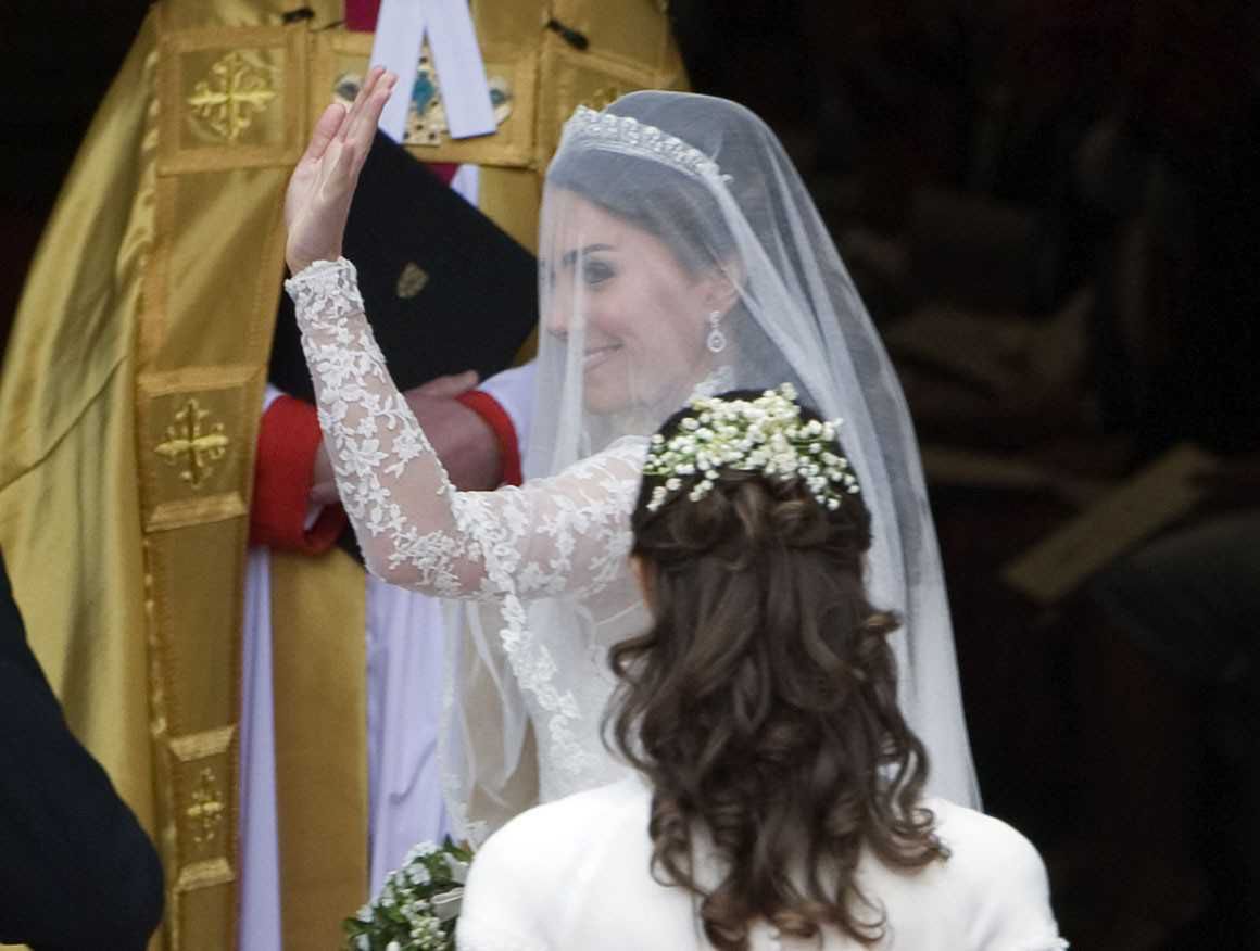 Księżna Kate w dniu ślubu